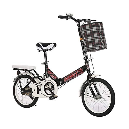 Folding Bike : LNX Folding Bicycle - Double brake - for Teens Kids - Suspension - Lightweight - Outdoor Sports Bike - City commute