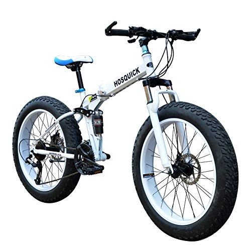 Folding Bike : Lwieui Folding Bicycle, Compact Bicycle With 30-speed Gearbox, Frisbee Disc Brake, High-strength 26-inch Steel Rim, Neutral, Easy To Fold, Blue
