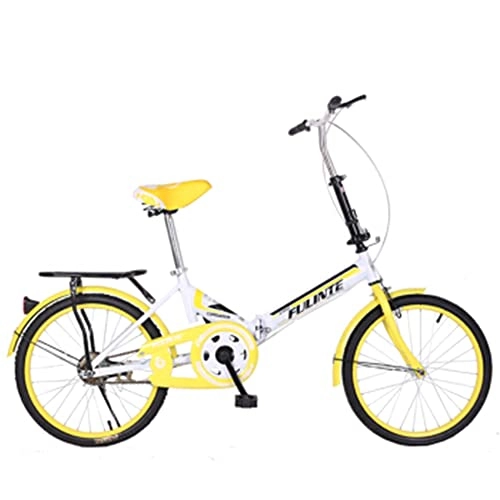 Folding Bike : LZZB Folding Bike for Adults, Premium Mountain Bike - Alloy Frame Bicycle for Boys, Girls, Men and Women - 20 inch, C