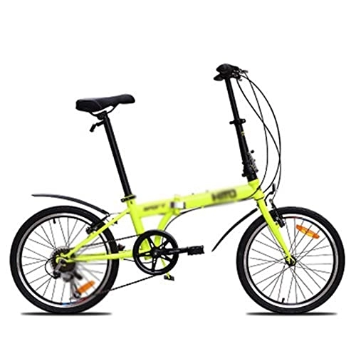 Folding Bike : Mens Bicycle Inch Wheel Carbon Steel Frame 6 Speed Folding Mountain Bike Outdoor Sport Downhill Bicycle (Color : B White) (B green)