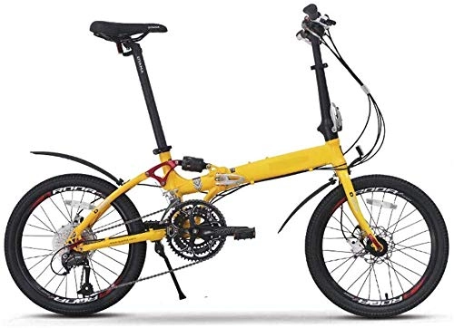 Folding Bike : Mnjin Road Bike Folding Bicycle Shifting Shock Absorption Soft Tail Bicycle Male and Female Students Style Black 20 Inch 27 Speed