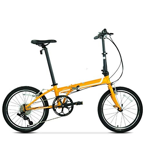 Folding Bike : NBWE Folding Bicycle Chrome Molybdenum Steel Frame Speed Men and Women Adult Folding Bicycle 20 Inch Off-Road Cycling
