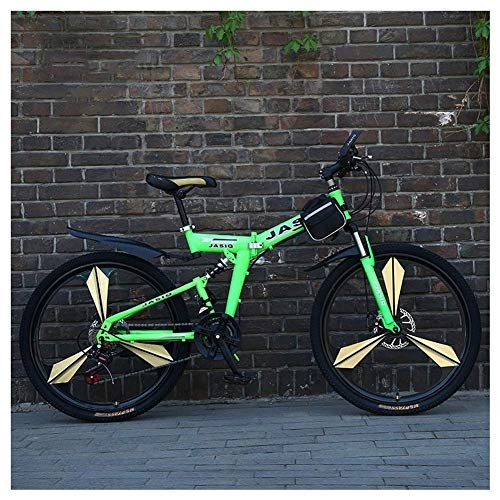 Folding Bike : Outdoor sports Mountain Bike for Adults 26 Inch City Road Bicycle, Mens Mountain Folding Bike Sports Leisure (Size : 27 Speed)