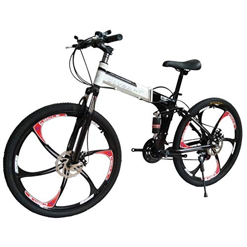 Folding Bike : PengYuCheng Mountain bike carbon steel one wheel 26 inch folding student bicycle accessories casual synthetic material mountain bike q1