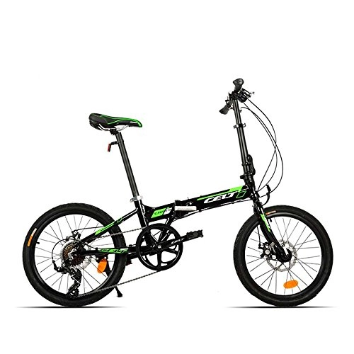 Folding Bike : ShopSquare64 20 Inch Folding Bike Bicycle Mini Foldable Bike Aluminum Alloy Frame Variable Speed