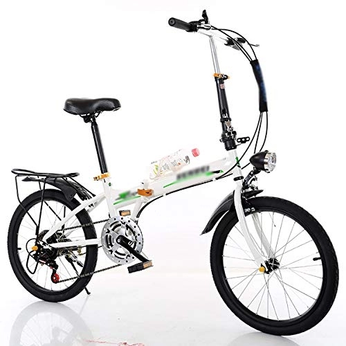 Folding Bike : STRTG Mini Folding Bike, Outdoor Bicycle, Streamline Frame, Men Women Foldable Bicycle, 20in Folding Bicycle Urban, Folded Within 10 Seconds