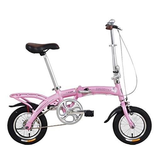 Folding Bike : TYXTYX Folding Bike 12inch bicycle, Lightweight Mini Folding Bike Pedals Bicylie for Adult Student, Comfort Bikes Suitable for Urban enviroments
