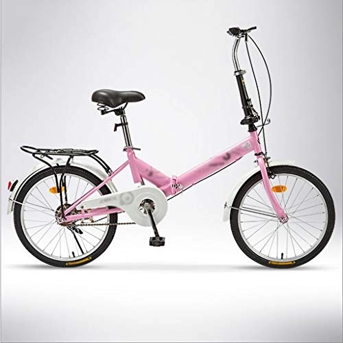 Folding Bike : Women's bicycle Ultra-light Adult Portable Folding Bicycle Small Speed Bicycle Folding Men's Bike (Color : C)