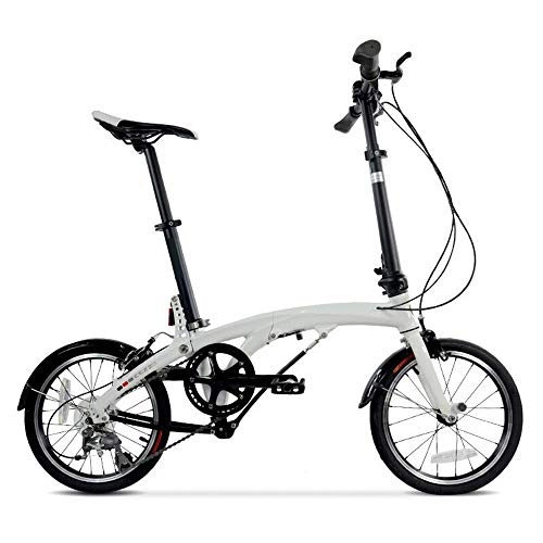 Folding Bike : WuZhong F Folding Bicycle Bicycle Longitudinal Ultra-Light Outside Shift Bicycle Office Worker 16 Inch 3 Speed
