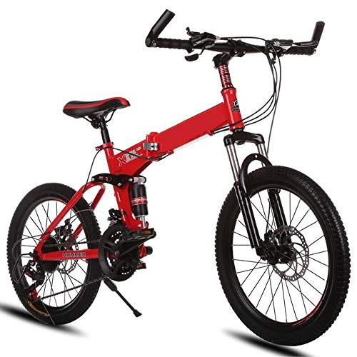 Folding Bike : WuZhong F Mountain Bike Bicycle Disc Brake Damping Mountain Bike City Bicycle 26 Inch