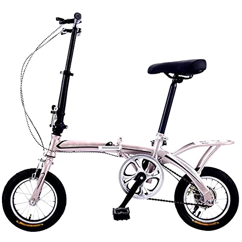 Folding Bike : WZHSDKL Mountain Bike Folding Bike, Breathable And Smooth Soft Cushion, 12 Inches Dustproof Wear-resistant Tires Bicycl Low Friction, Effortless Riding