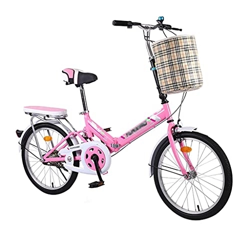 Folding Bike : XBSXP Single Speed / Variable Speed Folding City Bike Lightweight Mini Alloy Bicycle Damping Dual Disc Brakes Bike For Students Office Workers