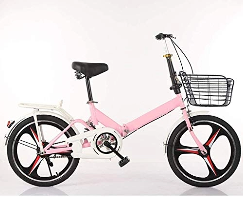 Folding Bike : XIN Folding Bike Mountain Bicycle 20in Adult Student Outdoors Sport Cycling Single Speed Ultra-Light Portable Foldable Bike for Men Women Lightweight Folding Casual Damping Bicycle (Color : D)