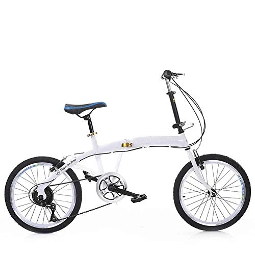 Folding Bike : YOUSR 20 Inch Folding Bicycle Folding Bicycle - Child Bicycle Male and Female Pedal Folding Bike
