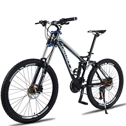 Folding Bike : YOUSR 26 Inch Aluminum Alloy Frame Mountain Bike, Unisex Commuter City Hardtail Bicycle Black 24 speed