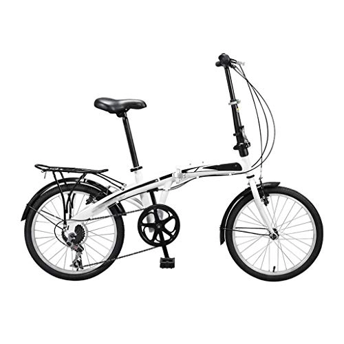 Folding Bike : Zunruishop Adult Folding Bikes Folding Bicycle Men And Women Adult Students Adolescent General Boys And Girls Bicycle 7 Speed Leisure City Small Highway Car 20 Inch foldable Bike / bicycle