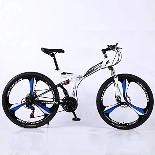 Folding Bike : zxcvb Mountain Bike Bicycle Adult Student Outdoors Sport Cycling 26 Inch Road Folding Bikes Exercise 21 / 24 / 27-Speed for Men and Women Folding Outroad Bicycles（5 colors）