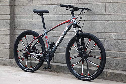 Mountain Bike : 24 / 26 inch mountain bike Ultra light weight aluminum alloy MTB knife wheel adult Variable speed outdoor sport mountain bicycle-10 knife wheel G_26 inch 27 speed_China