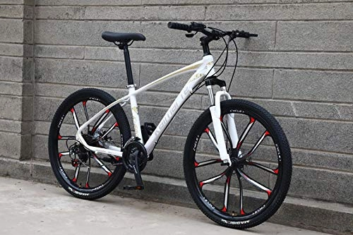 Mountain Bike : 24 / 26 inch mountain bike Ultra light weight aluminum alloy MTB knife wheel adult Variable speed outdoor sport mountain bicycle-10 knife wheel W_26 inch 21 speed_Spain