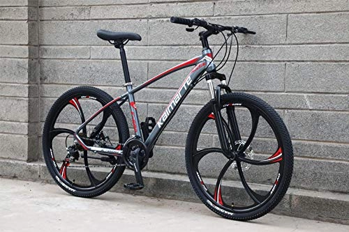 Mountain Bike : 24 / 26 inch mountain bike Ultra light weight aluminum alloy MTB knife wheel adult Variable speed outdoor sport mountain bicycle-6 knife wheel G_24 inch 21 speed_Spain