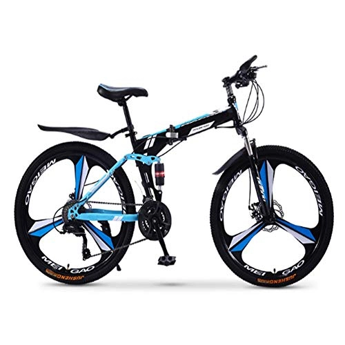 Mountain Bike : 26 Inch Men's Mountain Bikes, High-carbon Steel Hardtail Mountain Bike, Mountain Bicycle with Front Suspension Adjustable Seat, 27 Speed