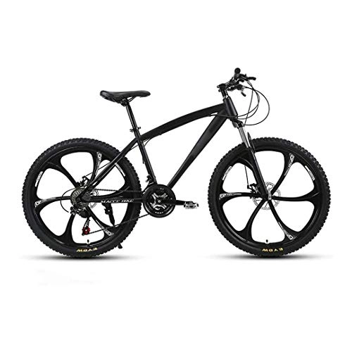 Mountain Bike : 26 Inch Mountain Bikes, Men's Dual Disc Brake Hardtail Mountain Bike, Bicycle Adjustable Seat, High-Carbon Steel Frame