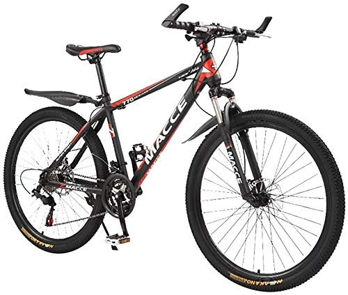 Mountain Bike : 26 Inch Outroad Mountain Bike, Dual Shock-Absorbing 24 Speed Mountain BicycleFor Men Women, E