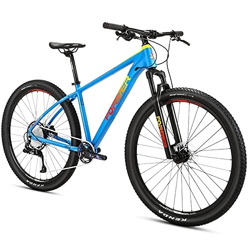 Mountain Bike : 29-inch Mountain Bike, 12 Speed Mountain Bicycle With Aluminum Alloy Frame and Double Disc Brake, Front Suspension, Men and Women's Outdoor Cycling R