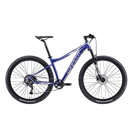 Mountain Bike : 9-Speed Mountain Bikes, Adult Big Wheels Hardtail Mountain Bike, Aluminum Frame Front Suspension Bicycle, Mountain Trail Bike, Green