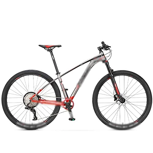 Mountain Bike : Adult Mountain Bike, 29-Inch Wheels, Mens / Womens Alloy Frame MTB, 13 Speed, Oil And Gas Fork Disc Brakes (Color : 13-speed red, Size : 29inch)