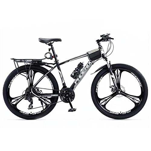 Mountain Bike : BaiHogi Professional Racing Bike, 27.5 in Steel Mountain Bike 24 Speeds with Dual Disc Brake Carbon Steel Frame for a Path Trail &Amp; Mountains / Red / 27 Speed (Color : Black, Size : 24 Speed)