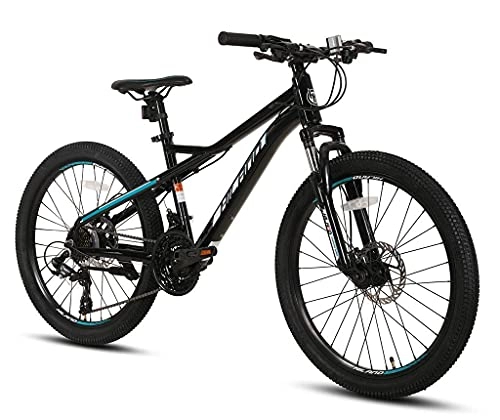 Mountain Bike : BaiHogi Professional Racing Bike, Aluminum Alloy Mountain Bike Variable Speed Adult 21 Speed, Double Disc Brake Mountain Bike 24 inch Used for Outdoor Cycling Trip Exercise a, a