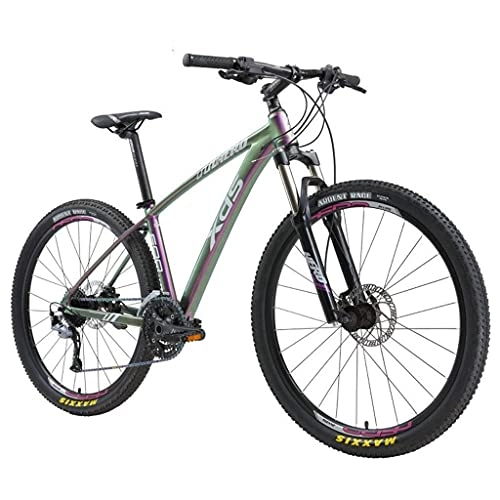 Mountain Bike : BaiHogi Professional Racing Bike, Mountain Bike 27 Speed Professional Disc Brake MTB Bicycle 27.5 inch Large Wheel Diameter Ultra-Light Color-Changing Cross-Country Bicycle (Color : -, Size : -)
