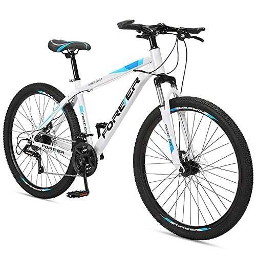 Mountain Bike : Bananaww Adult Mountain Bike, 24 / 26 inch Wheels, Mountain Trail Bike Aluminum Frame Outroad Bicycles, 21-Speed Bicycle Full Suspension MTB ​​Gears Dual Disc Brakes Mountain Bicycle