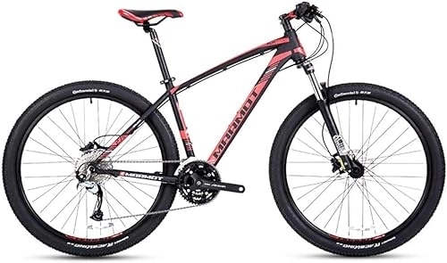 Mountain Bike : Bicycle, 27-Speed Mountain Bikes, 27.5 Inch Big Wheels Hardtail Mountain Bike, Adult Women Men's Aluminum Frame All Terrain Mountain Bike, Black