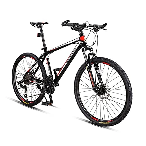 Mountain Bike : Bike, 26 Inch Thick Wheel Mountain Bike, Dual Disc Brake Bicycle, 27 Speed Mountain Trail Bike, for Adults, Adapt to Various Terrains / B / 172x95cm