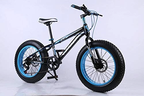 Mountain Bike : Bike Bike Mountain Bikes Exercise Bike for Home Bike Male and Female Bicycles Fat Tire disc Brake MTB Mountain Bike Off-Road Gear Reduction Beach Bike-Black Blue_7 Speed