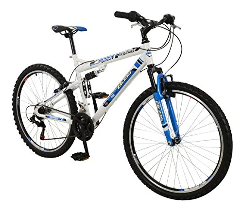 Mountain Bike : BOSS Men's Astro Mountain Bike - Blue / White, Size 26