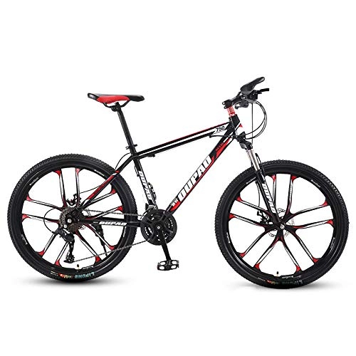 Mountain Bike : Chengke Yipin Mountain bike 24 inch student road bike-10 knife wheels black red_24 speed