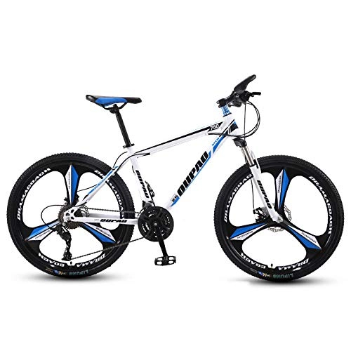 Mountain Bike : Chengke Yipin Mountain bike 26 inch student road bike-3 knife wheels white blue_24 speed