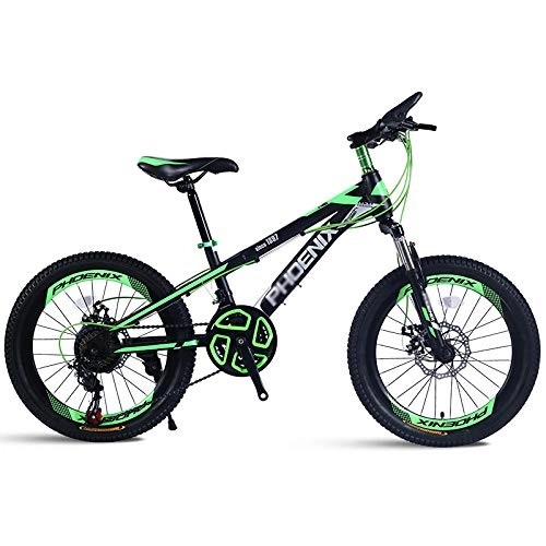 Mountain Bike : Chengke Yipin Mountain bike off-road shift children's bicycle shock-absorbing disc brakes male and female students bicycle 21 speed-dark green_20