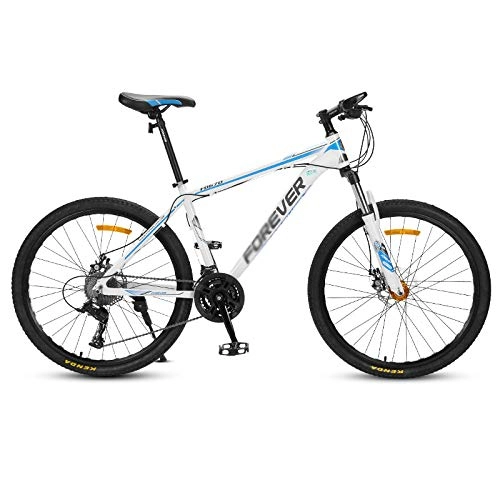 Mountain Bike : Chengke Yipin Outdoor mountain bike bicycle Speed bicycle 26 inch high carbon steel frame Student youth shock absorber mountain bike-blue_27 speed