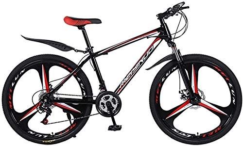 Mountain Bike : CYSHAKE Movement 26 inch Mountain Bike Bicycle, High Carbon Steel and Aluminum Alloy Frame, Double Disc Brake, Hardtail Mountain Bike 6-24, 21 Speeds Outdoor cycling