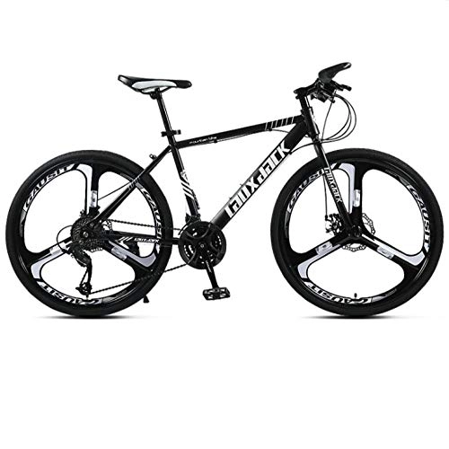 Mountain Bike : DGAGD 24 / 26 inch mountain bike bicycle men's and women's variable speed road racing light bicycle three-wheel-black_26 inches