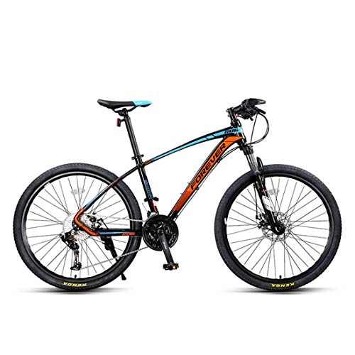 Mountain Bike : Fashion aluminum frame City cycling 33-speed 26-inch Mountain Bike, Blue