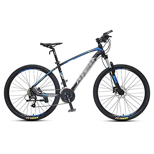 Mountain Bike : FBDGNG 26 / 27.5" Wheel Mountain Bike 27 Speed Bicycle Adult Dual Disc Brakes Mountain Trail Bike With Lightweight Aluminum Alloy Frame(Size:27.5 in, Color:Blue)