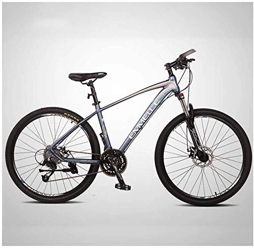 Mountain Bike : GJZM 27-Speed Mountain Bikes 27.5 Inch Big Tire Mountain Trail Bike Dual-Suspension Mountain Bike Aluminum Frame Men s Womens Bicycle Red-Blue