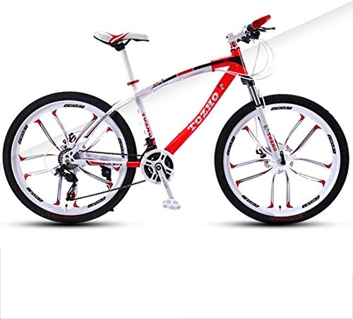 Mountain Bike : GQQ 26Inch Mountain Bike, Variable Speed Bicycle Cushioning, Off-Road Double Disc Brake for Boys Bicycle Students, B3, 24, A3