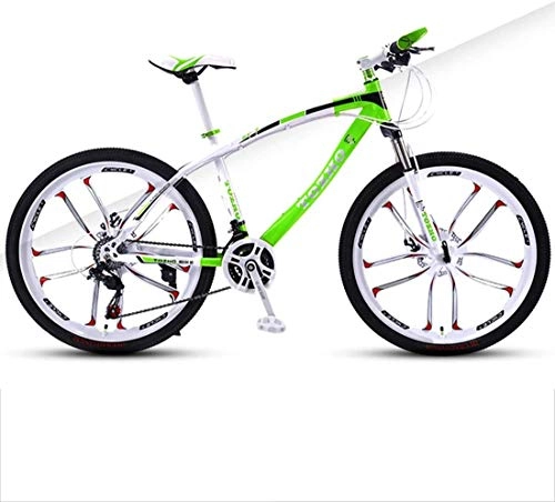 Mountain Bike : GQQ 26Inch Mountain Bike, Variable Speed Bicycle Cushioning, Off-Road Double Disc Brake for Boys Bicycle Students, B3, 24, D3