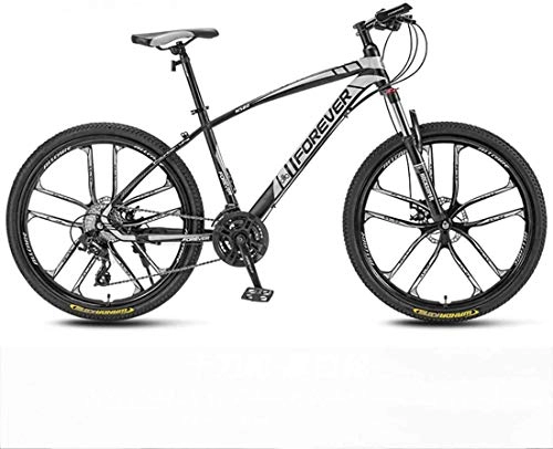 Mountain Bike : GQQ Mountain Bike 21 / 24 / 27 / 30 Speed Double Disc Brake System Variable Speed Bicycle Wheels 27.5 Inches, C1, 30, A2